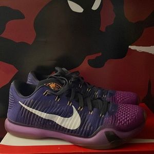 Nike Kobe 10s Purple/Yellow